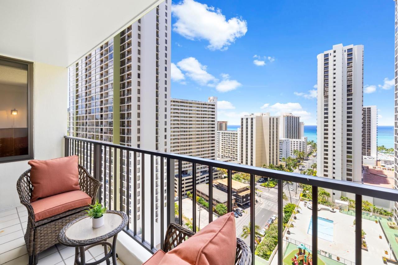 Stunning Ocean View 1Br Condo - Free Parking! هونولولو المظهر الخارجي الصورة