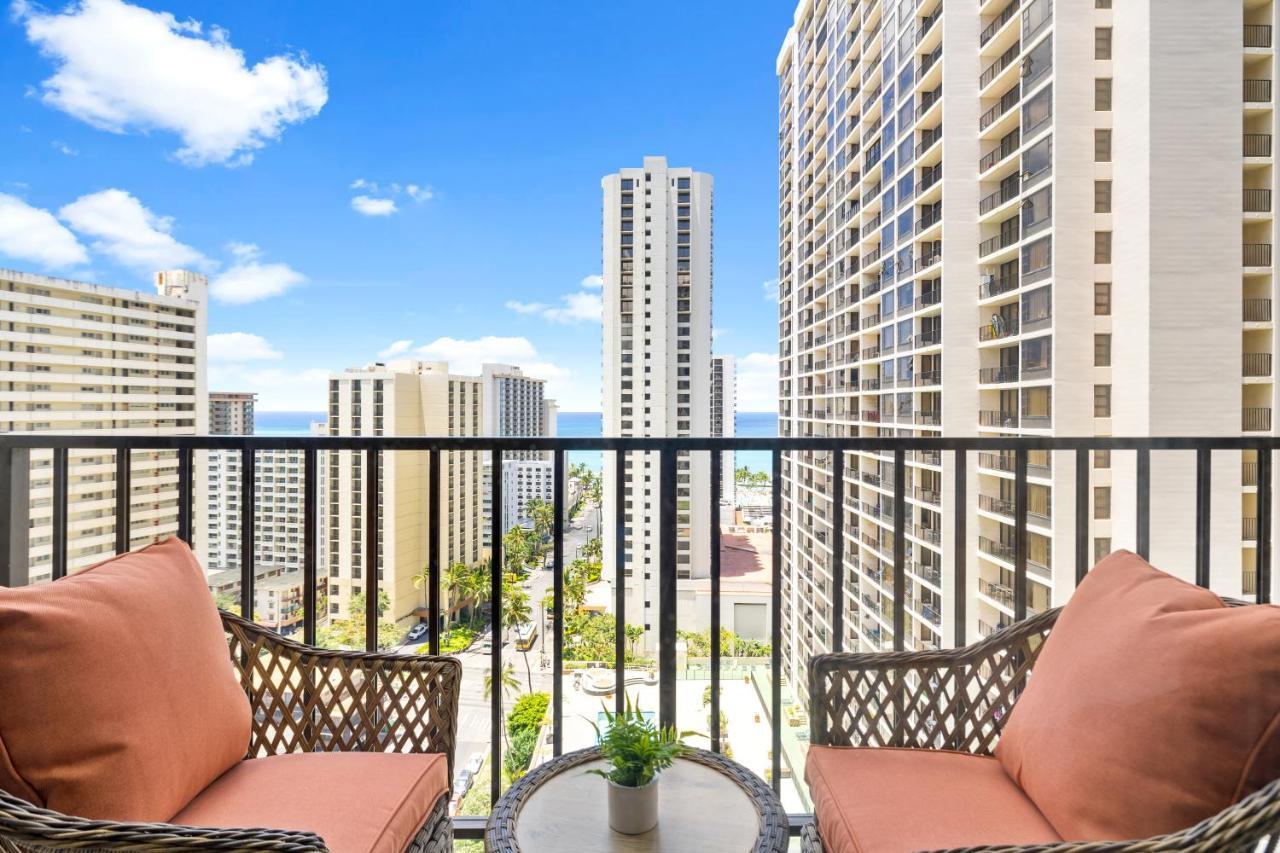 Stunning Ocean View 1Br Condo - Free Parking! هونولولو المظهر الخارجي الصورة